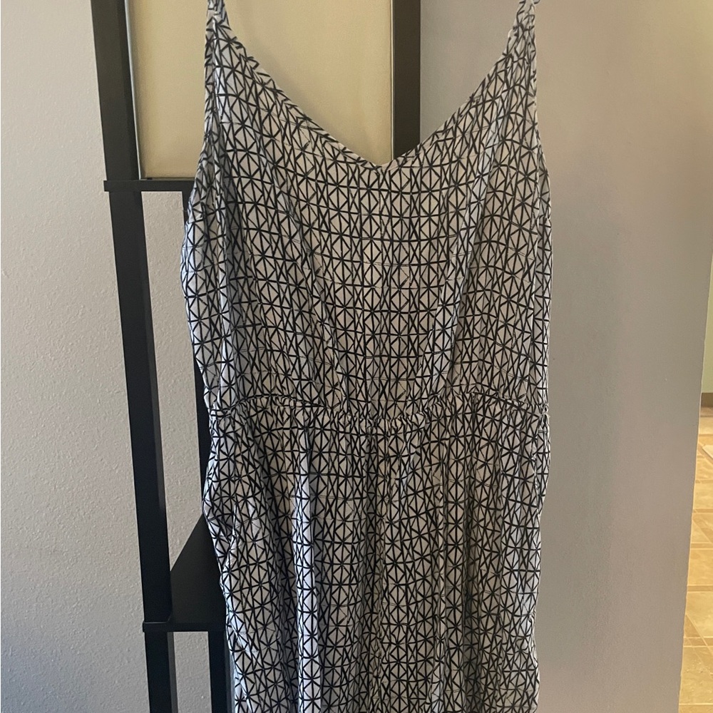 Stylish Black and White Patterned romper